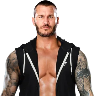 Randy Orton Intense Gaze PNG Image