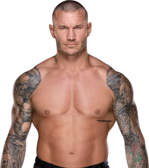 Randy Orton Tattooed Wrestler PNG Image