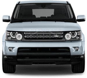 Range Rover Luxury S U V Front View PNG image with transparent background