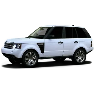 Range Rover White Pure Png Qih PNG Image