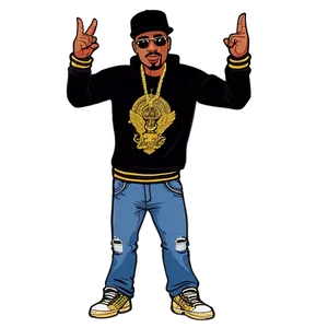 Rapper In Animated Style Png 69 PNG Image