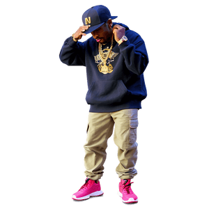 Rapper in Motion PNG hmx27 PNG image with transparent background