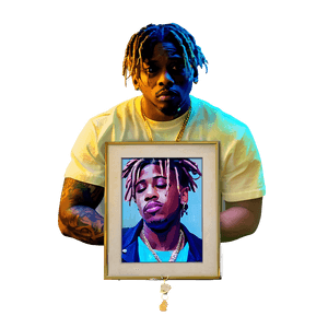 Rapper Juice Wrld Memorial PNG lws PNG image with transparent background