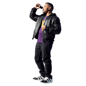 Rapper with Crowd Background PNG 84 PNG image with transparent background