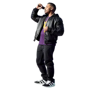 Rapper With Crowd Background Png 84 PNG Image