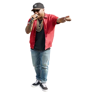 Rapper With Microphone Png Lol95 PNG Image