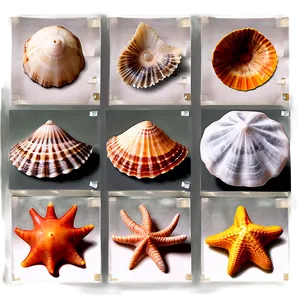 Rare Shells Collection Png Vxi9 PNG Image