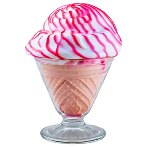 Raspberry Ripple Ice Cream Sundae Png 12 PNG Image