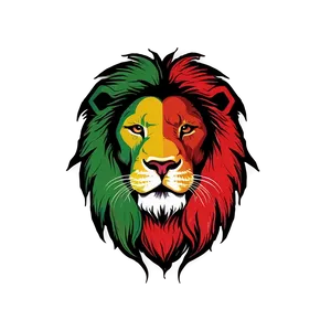 Rasta Lion B PNG Image