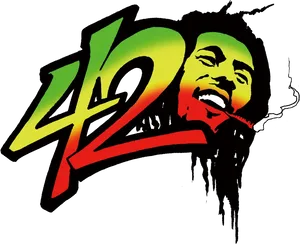 Rasta420 Artwork PNG Image