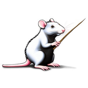 Rat Clipart Black and White PNG 58 PNG image with transparent background