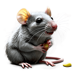 Rat Clipart Black and White PNG byy PNG image with transparent background