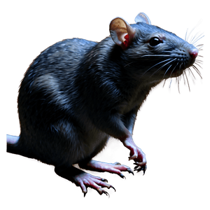 Rat Silhouette PNG 05042024 PNG image with transparent background