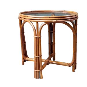 Rattan Side Table Png Peb PNG Image