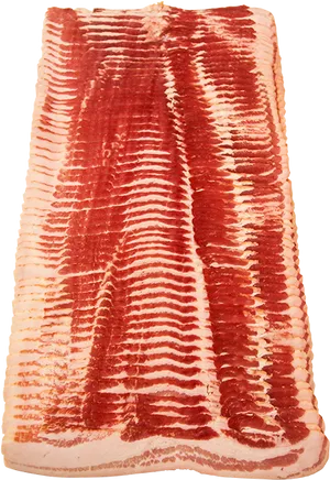 Raw Bacon Slices Texture PNG Image