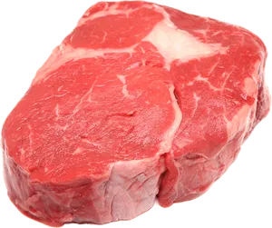 Raw Beef Steak Closeup.png PNG Image