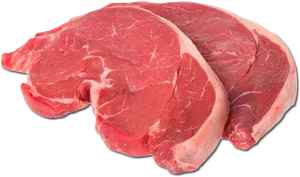 Raw Beef Steak Cut Isolated PNG Image