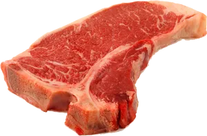 Raw T Bone Steak PNG Image