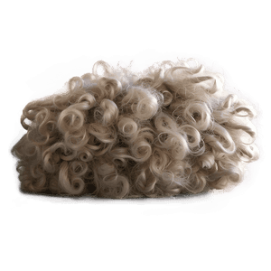 Raw Wool Locks PNG 06252024 PNG with transparent background