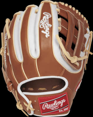 Rawlings Leather Baseball Glove PNG image with transparent background