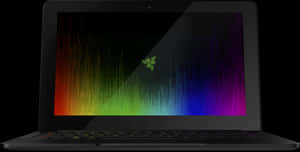 Razer Laptop Rainbow Spectrum PNG image with transparent background