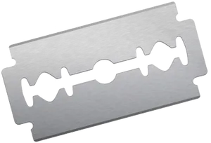 Razor Blade Closeup PNG Image