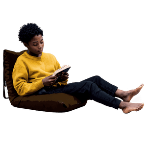 Reading by the Fireplace PNG vho20 PNG image with transparent background