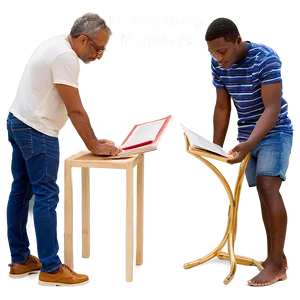 Reading Group Members Png Mmc43 PNG Image