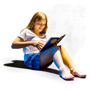 Reading Under the Stars PNG 05212024 PNG image with transparent background