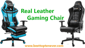 Real Leather Gaming Chair Comparison PNG with transparent background