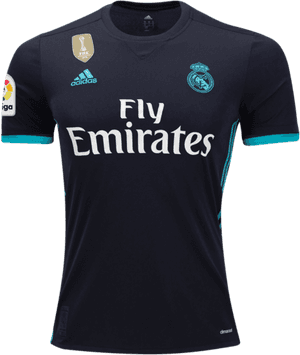 Real Madrid 17/18 Away Jersey - Arsenal, HD Png Download PNG image with transparent background