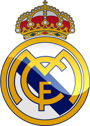 Real Madrid Club Crest PNG image with transparent background