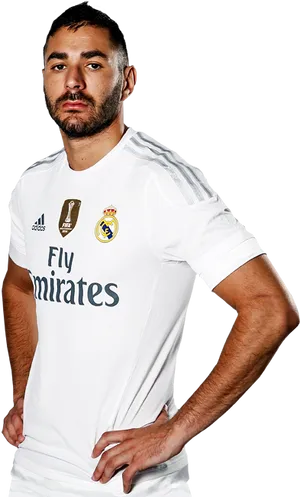 Real Madrid Player Portrait PNG Image