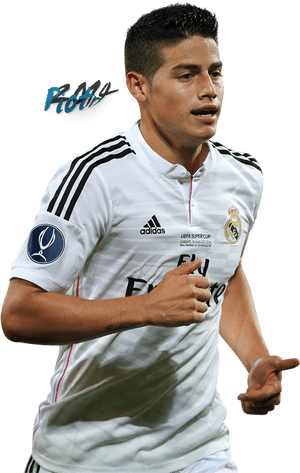 Real Madrid Playerin Action PNG image with transparent background
