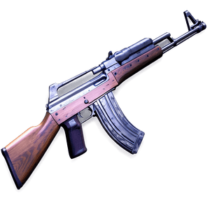 Realistic AK 47 Weapon PNG lhw PNG