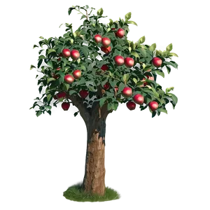 Realistic Apple Tree Png Mlq81 PNG Image