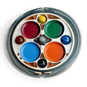 Realistic Art Palette PNG god PNG