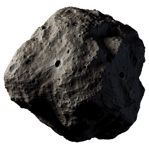 Realistic Asteroid PNG eya PNG