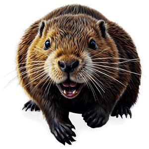 Realistic Beaver Illustration PNG hlm26 PNG image with transparent background