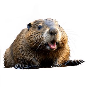 Realistic Beaver Illustration PNG vgf68 PNG image with transparent background