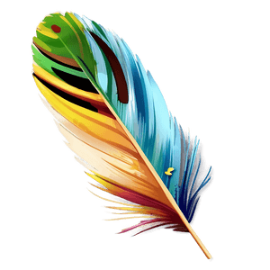 Realistic Bird Feather PNG mjq90 PNG image with transparent background
