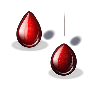 Realistic Blood Drop PNG qku64 PNG