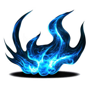 Realistic Blue Fire Effect PNG eay14 PNG image with transparent background