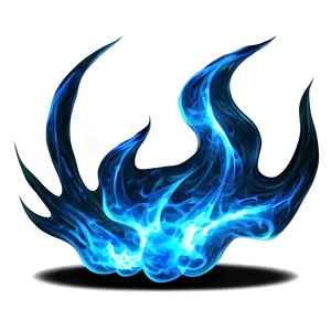 Realistic Blue Fire Effect Png Eay14 PNG Image