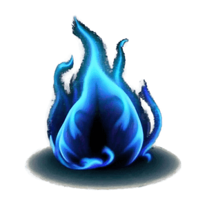 Realistic Blue Fire Effect PNG kvm29 PNG image with transparent background