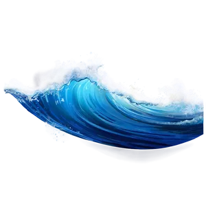 Realistic Blue Wave Png 47 PNG Image