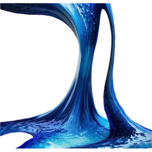 Realistic Blue Wave Png Mol40 PNG Image