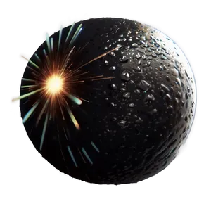 Realistic Cannonball Impact Png Utx PNG Image