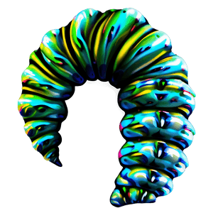 Realistic Caterpillar Design PNG 1 PNG image with transparent background