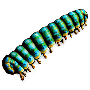 Realistic Caterpillar Design PNG 65 PNG image with transparent background